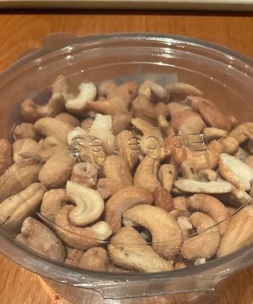 Noix de Cajou grillées à l’huile et salées