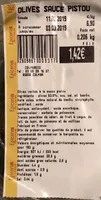 Olives sauce pistou
