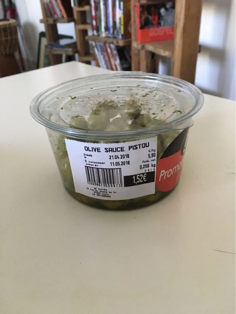 Olive sauce pistou