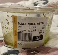 Olives sauce Pistou