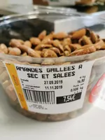 Amandes grillées et salées