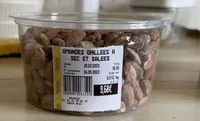 Amandes grillees a sec et salees