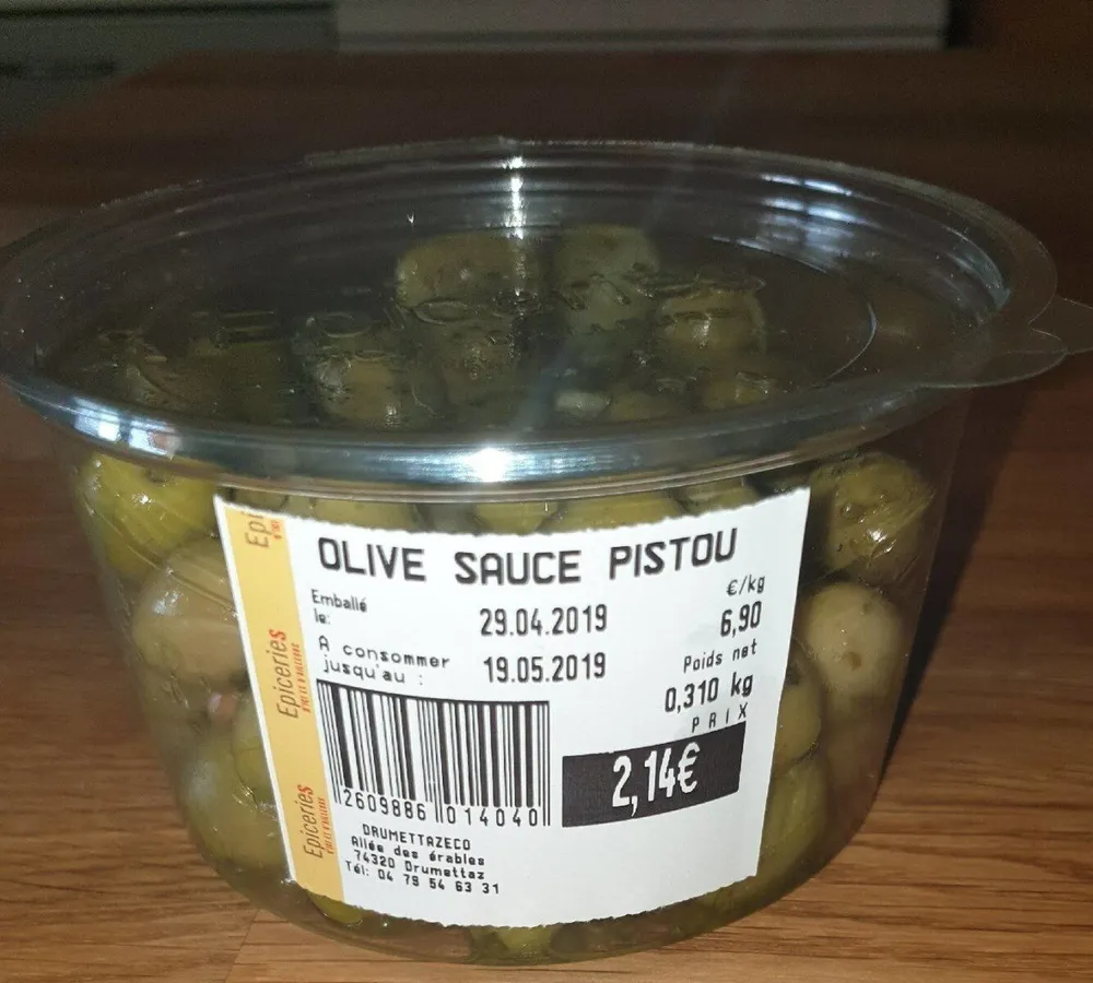 Olive sauce pistou