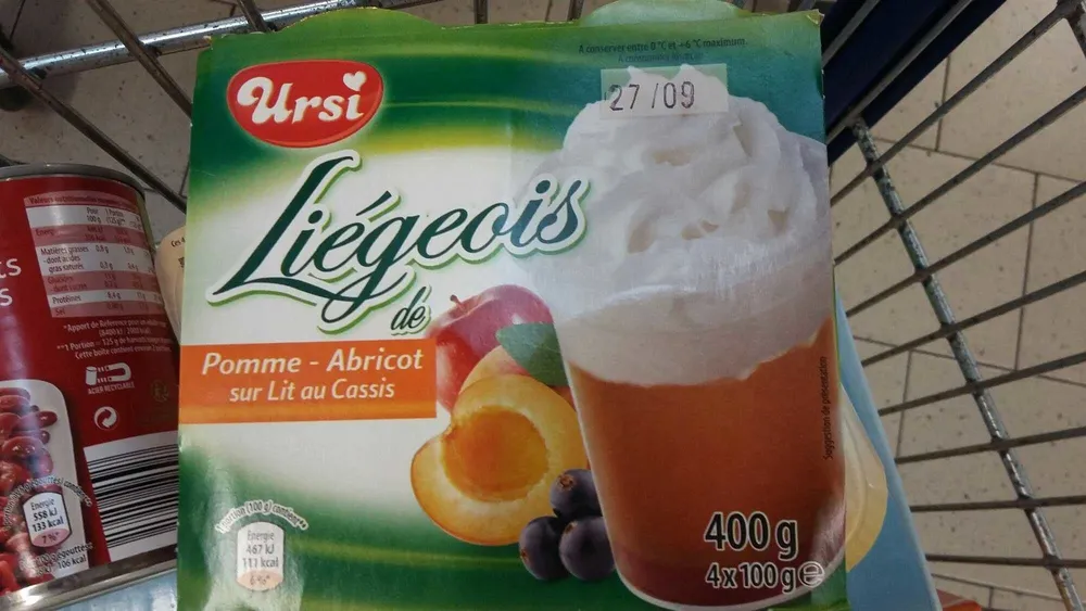 Liégeois de fruit