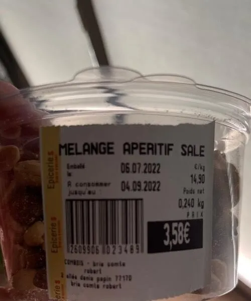 Mélange apéritif salé