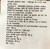 Melange aperitif salé
