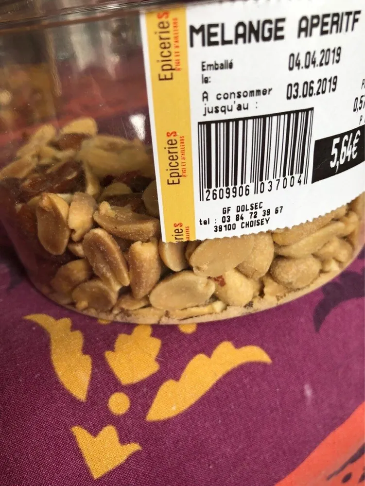 Melange aperitif salé