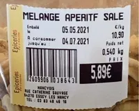 Melange aperitif sale