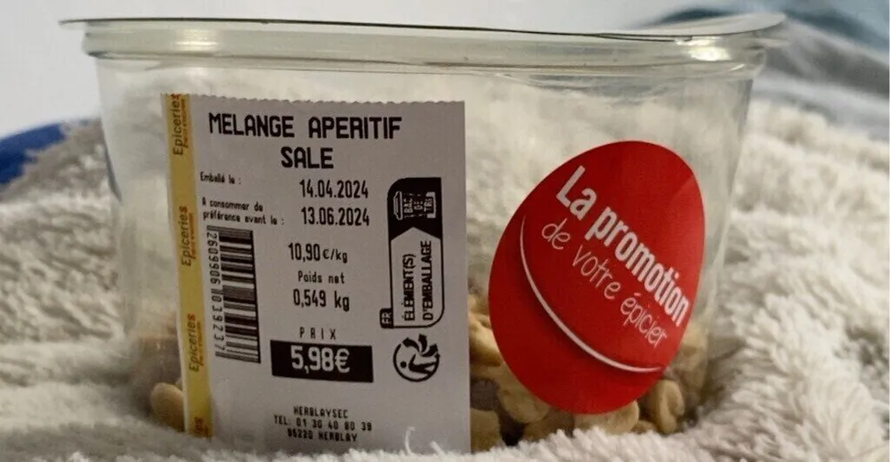 Melange aperitif salé