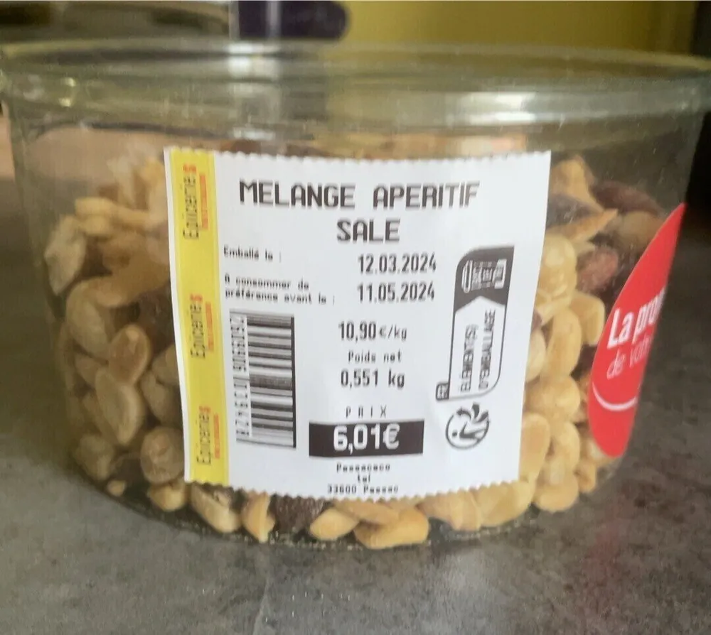 Mélange apéritif salé