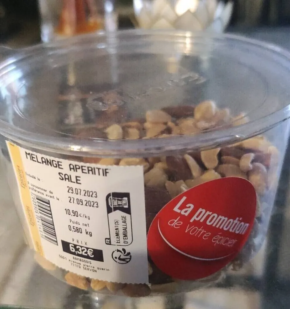 Mélange apéritif salé