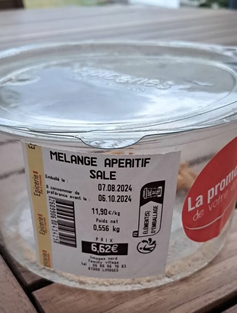 Mélange apéritif salé