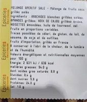 Mélange apéritif salé