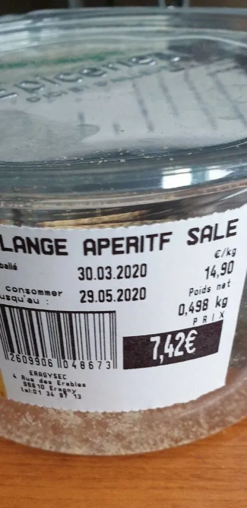 Mélange apéritif salé