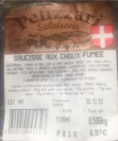 Saucisse aux choux fumée