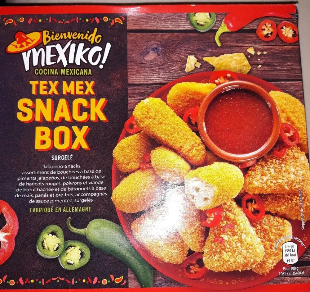Tex mex snack box