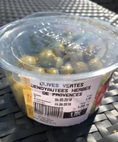 Olives vertes denoyautees de provence