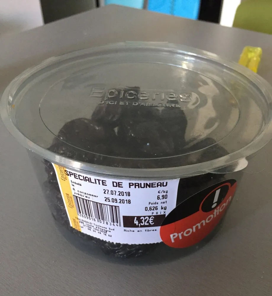 Specialité de pruneau