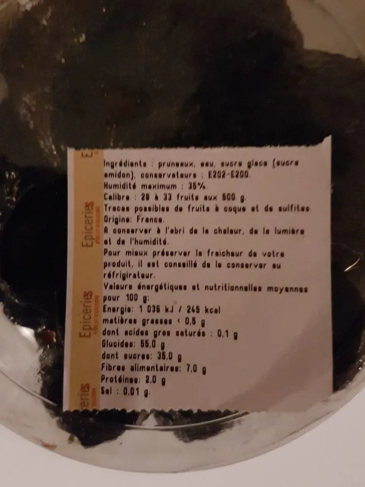 Spécialiste de pruneau