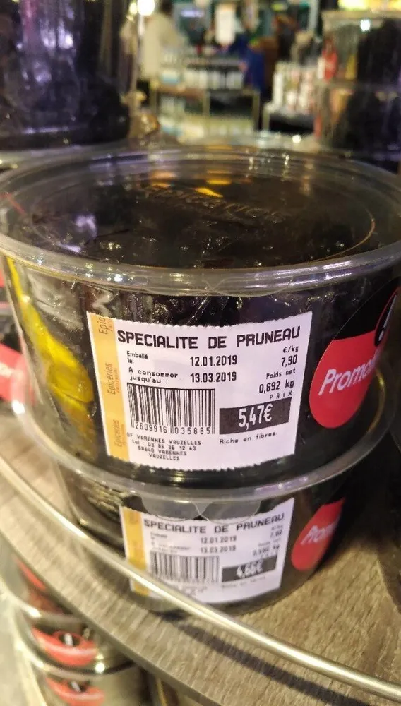 Spécialité de pruneaux
