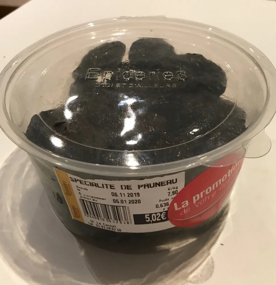 Spécialité de pruneaux