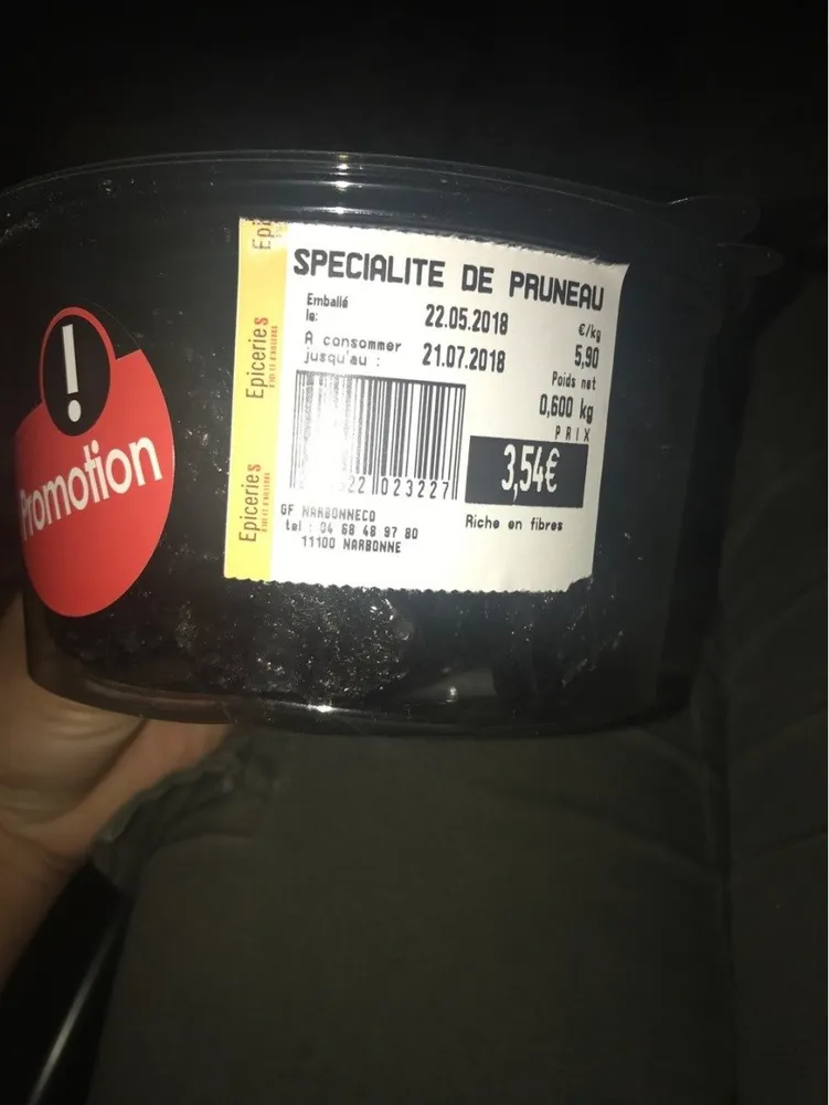 Specialite de pruneaux