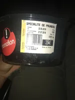 Specialite de pruneaux