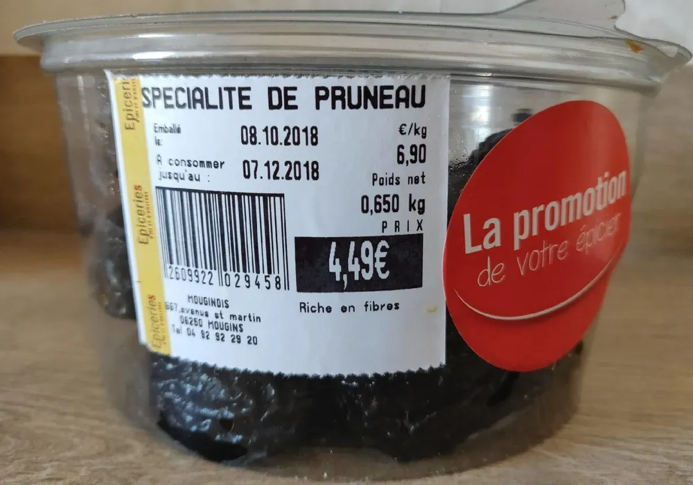 Spécialité de Pruneau