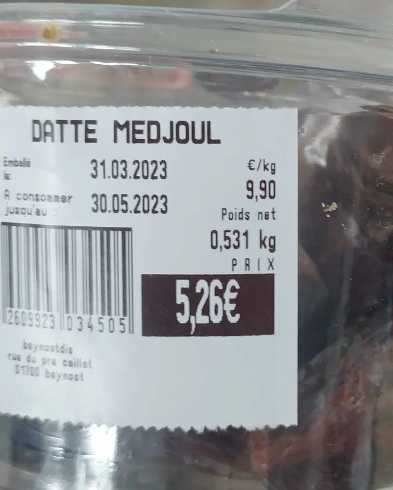Datte medjoul