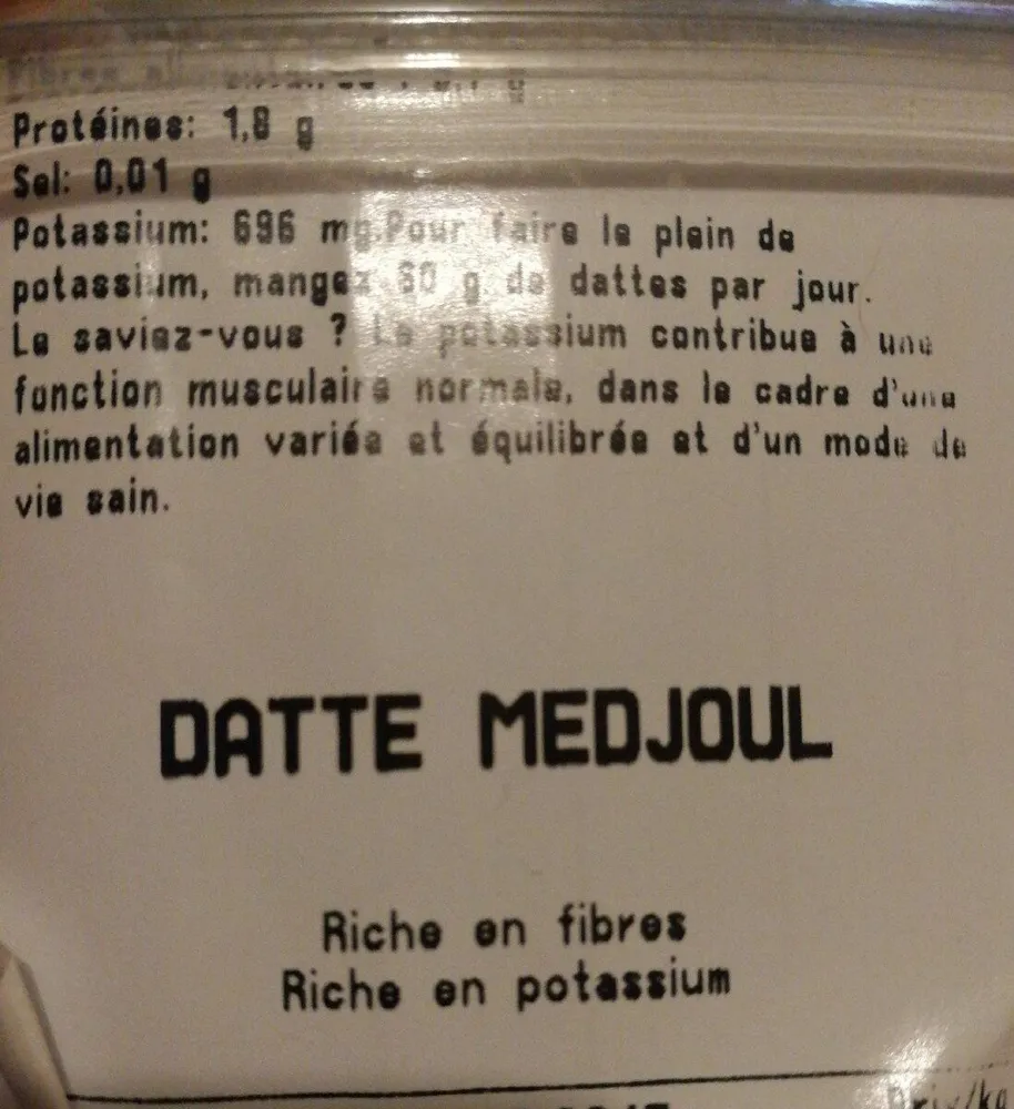 Dattes Medjoul