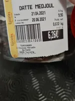 Dattes medjoul