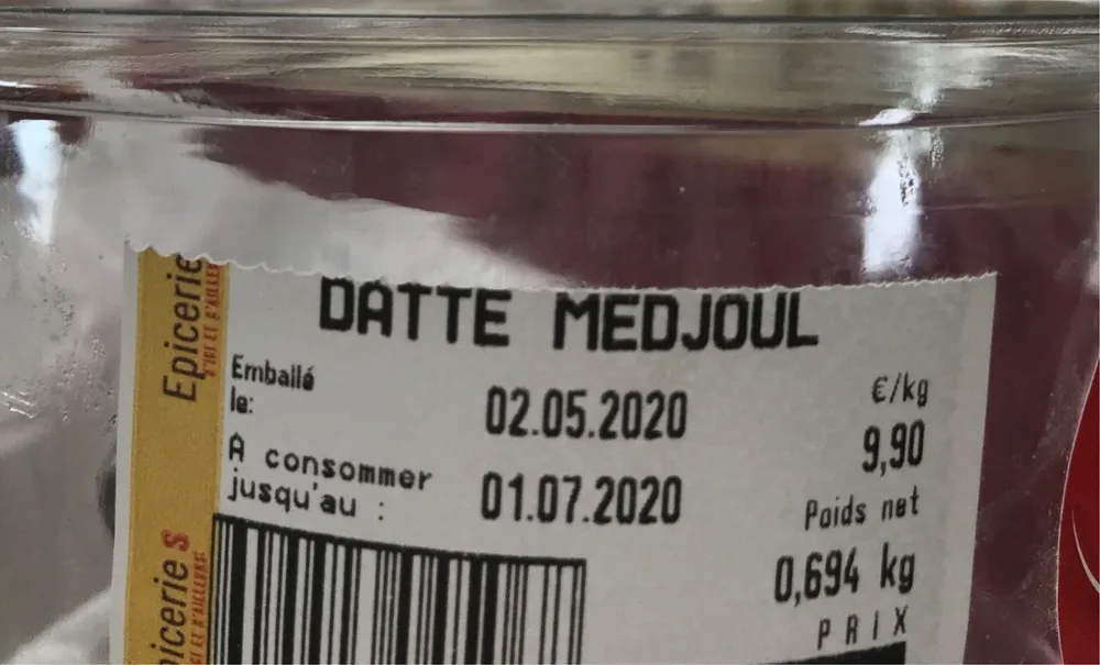 Dattes Medjoul