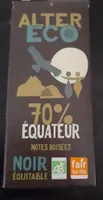 Chocolat noir 70% équateur