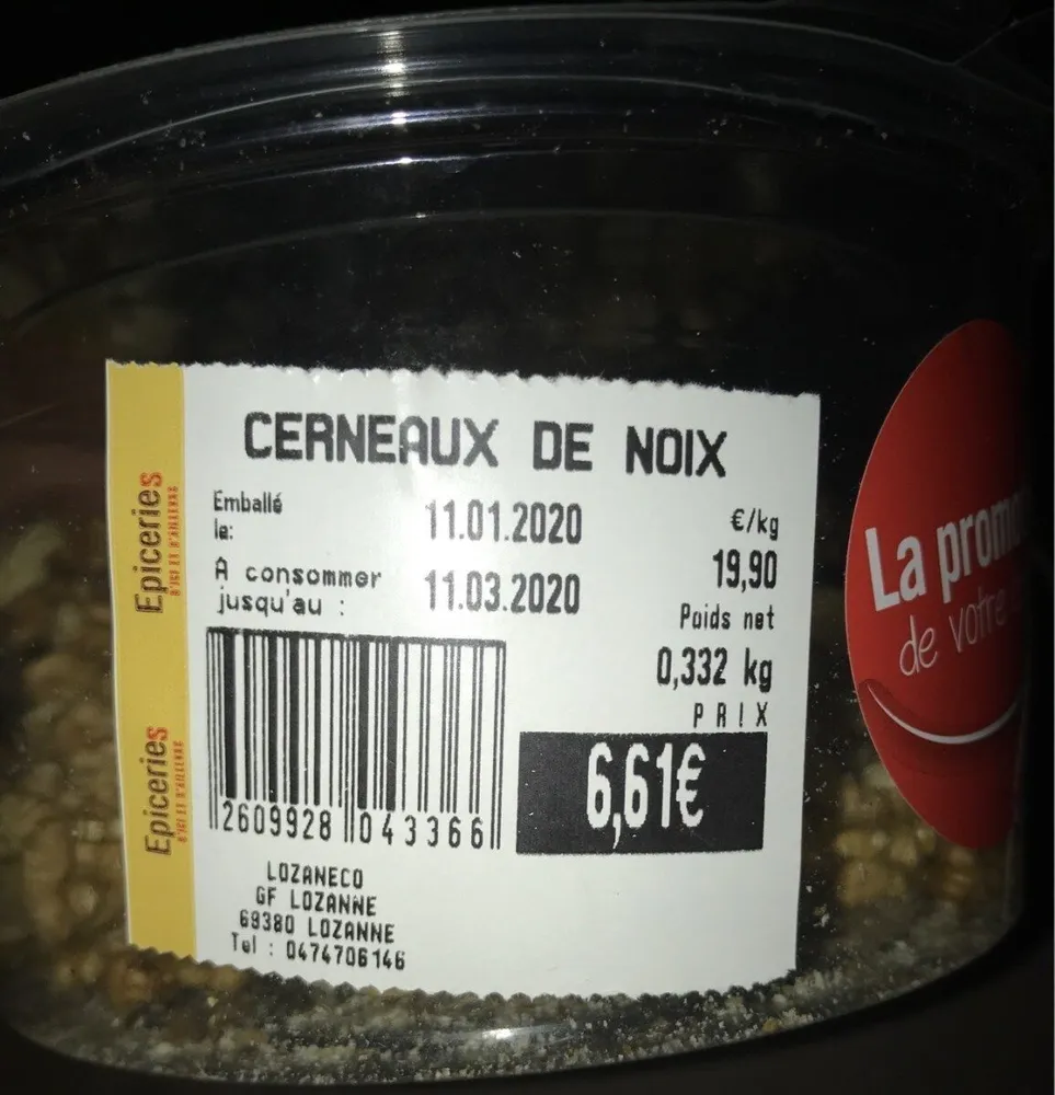 Cerneaux de noix
