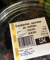 Cranberries séchées