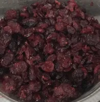 Cranberries sechées en moitiés