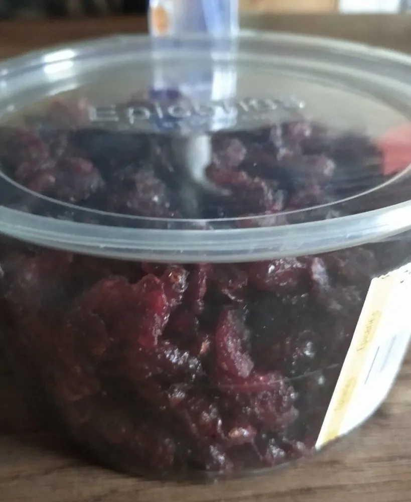 Cranberries séchées en moitiés
