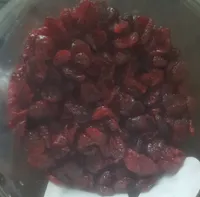 Cranberries séchées en moitiés