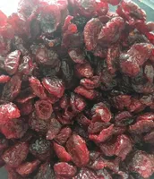 Cranberries sechees en moities