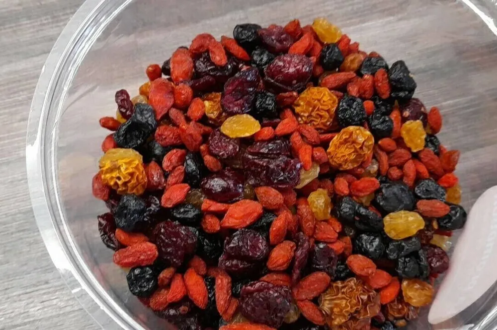 Mélange fruits secs et séchés