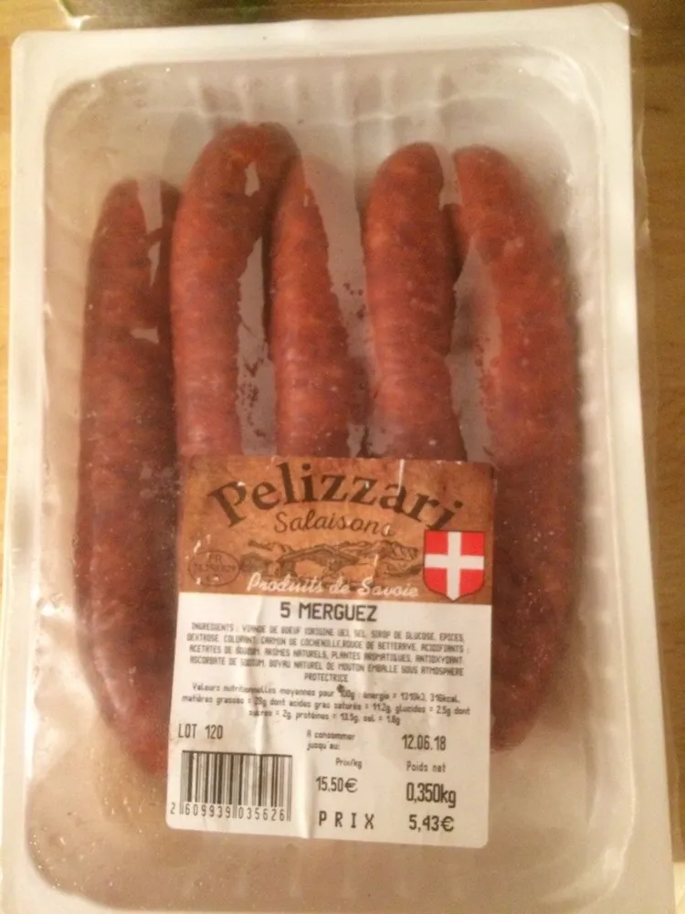 Pelizzari salaison 5 merguez