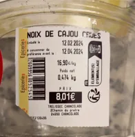 Noix de cajou crues