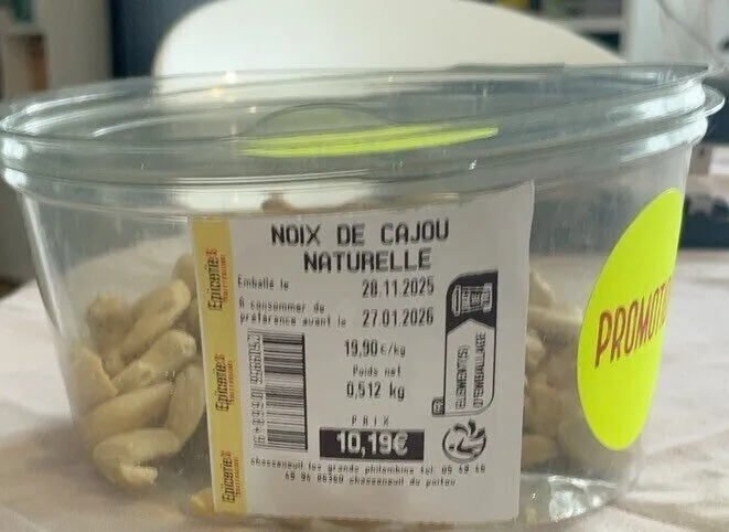 Noix de cajou naturelle
