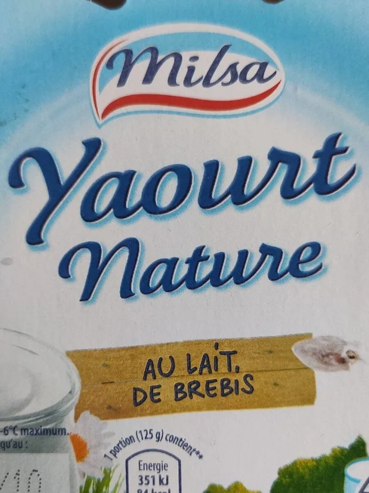 Yaourt nature Brebis