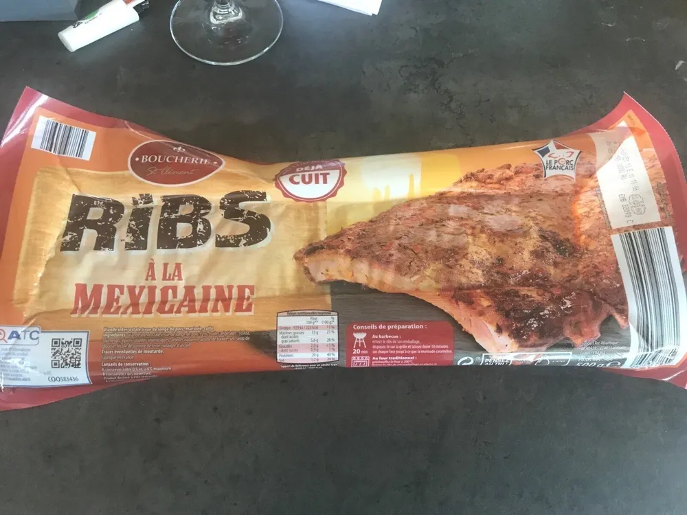 Ribs a la mexicaine