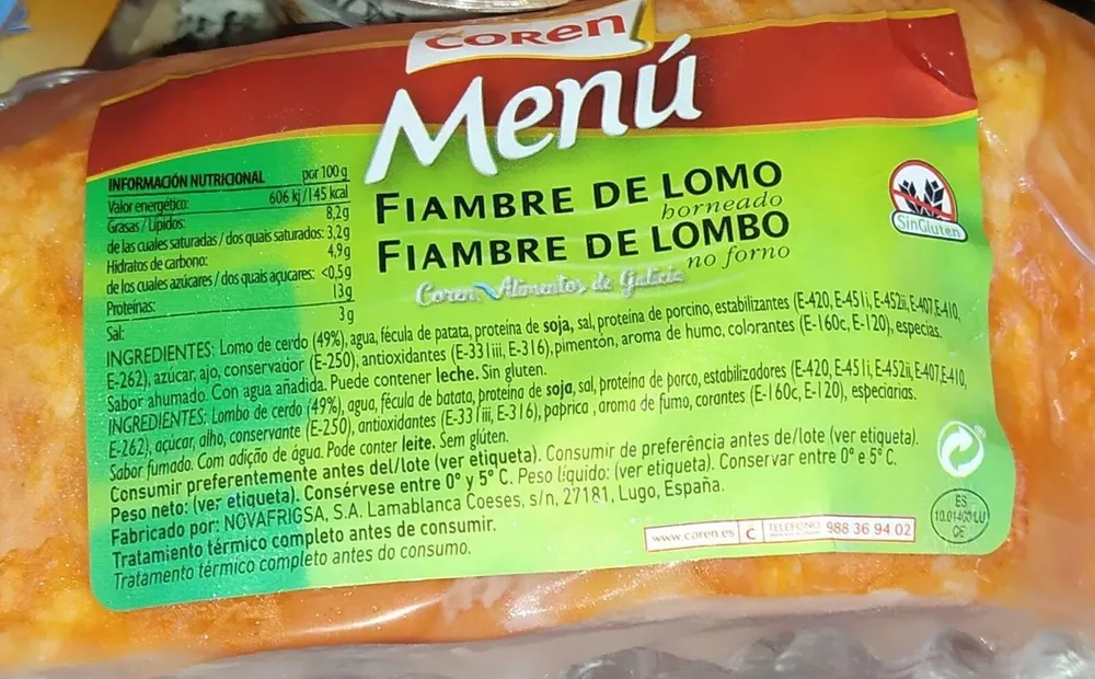Fiambre de lomo