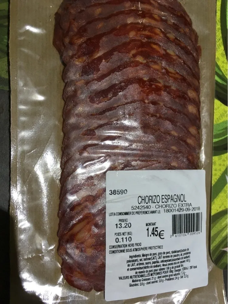 Chorizo espagnol