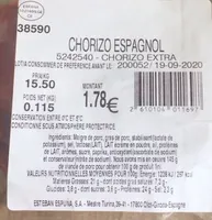 CHORIZO ESPAGNOL