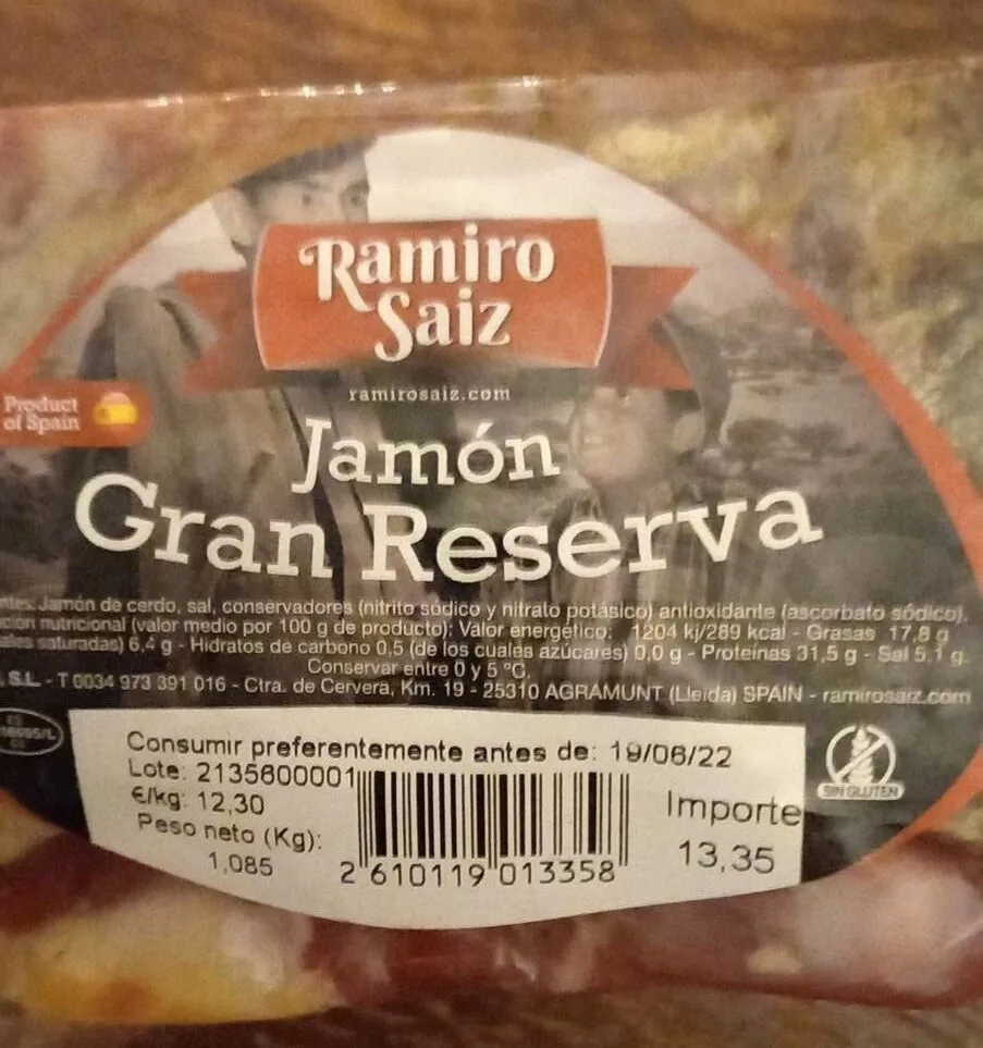 Jambon Gran Réserva
