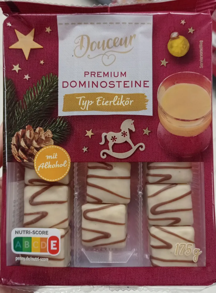 Premium Dominosteine Typ Eierlikör